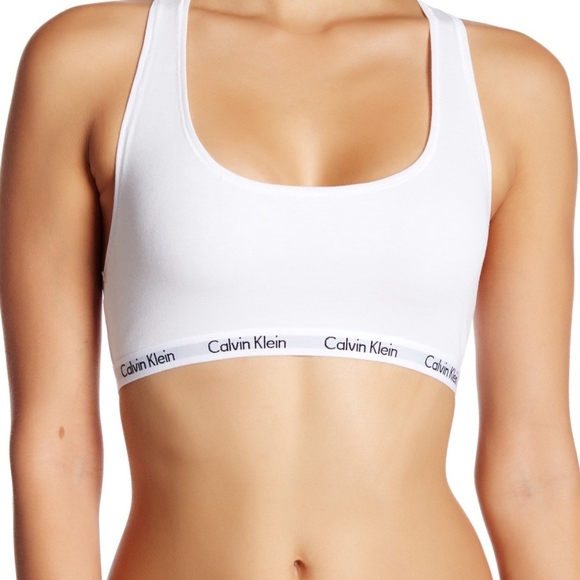 Calvin Klein Other - White thin-band Calvin Klein Bra